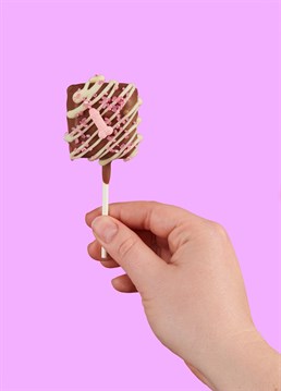 <p>Introducing the baked delights of Simply Cake Co: the perfect treats to make an occasion extra special (and sweet)!</p>
<p>It's time to get a little X-rated! 'Cos what's a hen do without a few willy decorations?? These brilliantly unique hen party brownie pops are the perfect, naughty party favour to give all the hens a good giggle, not to mention they taste amazing. This deliciously gooey brownie pop is topped with real Belgian milk and white chocolate, edible glitter sprinkles, and of course, the piece de resistance: an edible pink willy! This is about as pretty as a product with a penis on can get!</p>
<p>These are handmade in the UK with the best ingredients including proper butter, free-range eggs, Belgian chocolate AND gluten free flour so that more people can enjoy their great taste! Simply Cake Co. baked goods&nbsp;are packed full of chocolate, which gives them a shelf life of a good 10 days on arrival. Keep them wrapped up tight, or freeze if you want to keep them longer!</p>
<p><strong>We recommend ordering 2 weeks before the event. Please note that this product is fulfilled by our partner Simply Cake Co. and therefore will be sent separately to our other cards and gifts. Not letterbox friendly. Brownie pops sold &amp; wrapped individually.</strong></p>
<p>Ingredients:</p>
<p>Caster sugar, Chocolate (Cocoa mass, Sugar, Cocoa butter, whole <strong>MILK</strong> powder, emulsifier <strong>SOY</strong> Lecithin, Natural Vanilla flavouring), White Chocolate (Sugar, Cocoa butter, whole <strong>MILK</strong> powder, emulsifier <strong>SOY</strong> Lecithin, Natural Vanilla flavouring), Butter (<strong>MILK</strong>, salt), free-range<strong> EGG</strong>, gluten-free flour blend (pea, rice, potato, tapioca, maize, buckwheat), cocoa powder, xanthan gum, Sprinkles ((Sugar, colours: E120, E171, glazing agent: shellac)(Glucose syrup, acid: citric acid, artificial flavour, artificial, E129*, <strong>SOY</strong>)).</p>
<p><strong>For allergens please see above in bold.</strong>&nbsp;Made in a bakery that handles&nbsp;<strong>MILK, EGGS, SOYA, NUTS &amp; PEANUTS</strong>&nbsp;therefore may contain traces. Coeliac-friendly. Not suitable for vegetarians.</p>